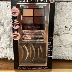 Ellen Tracy Eyebrow Architect Brow Palette Pencil Brush Stencil Kit New